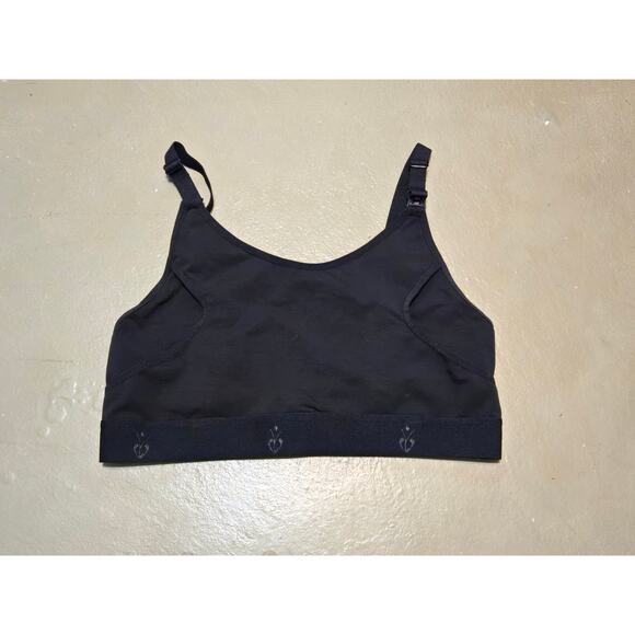 NWT‎ Momcozy Adjustable Hands Free Pumping Bra in Black Women's Size Medium - Picture 1 of 4